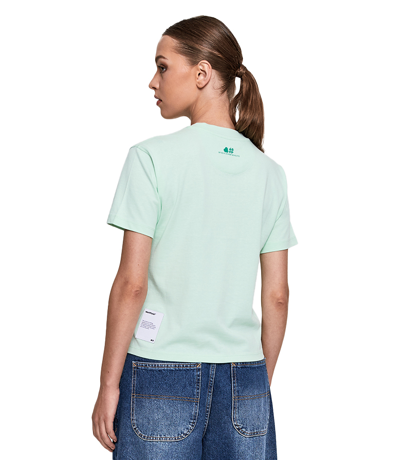 Cropped Tee - Misty Jade image number 2