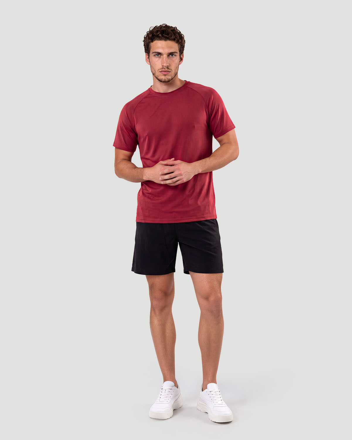 Men's Training T-Shirt - Earth Red image number 2