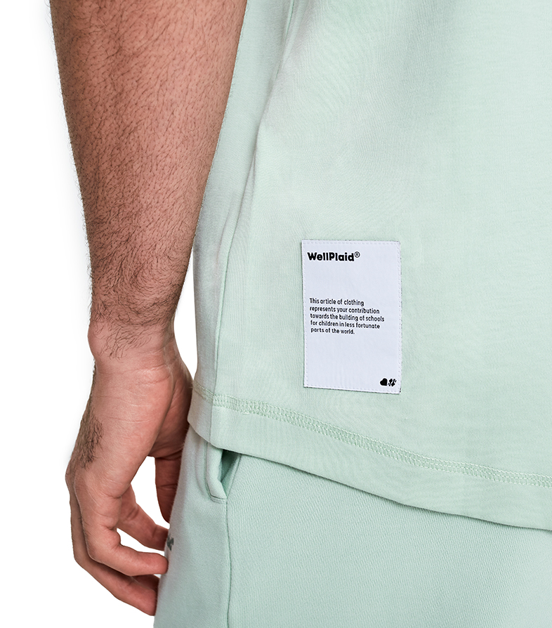 Curved Comfort T-shirt - Mint Green image number 5