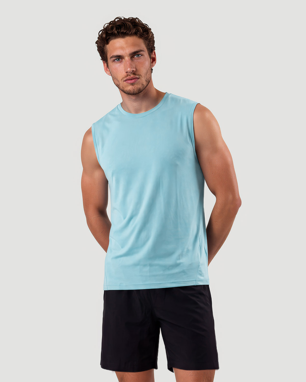 Men's Sleeveless T-Shirt - Forget Me Not image number 1