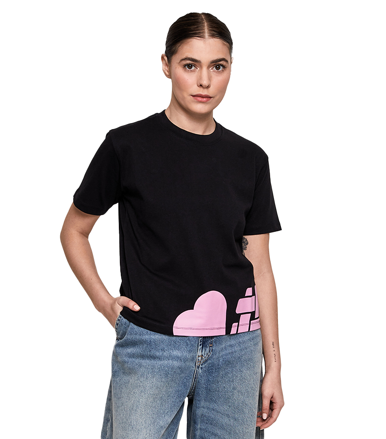 Cropped Tee - Midnight image number 1
