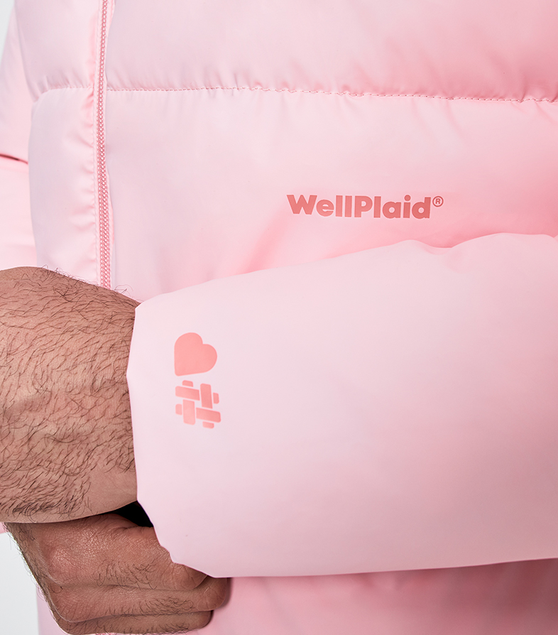 Reversible Puffer Jacket - Tickled Pink image number 6