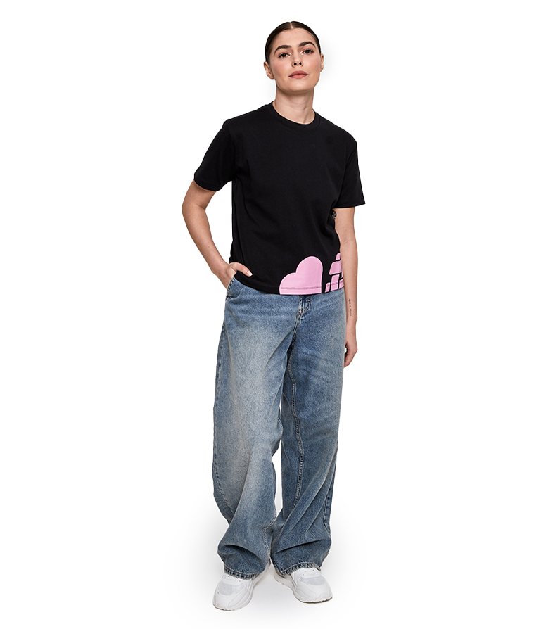 Cropped Tee - Midnight image number 0