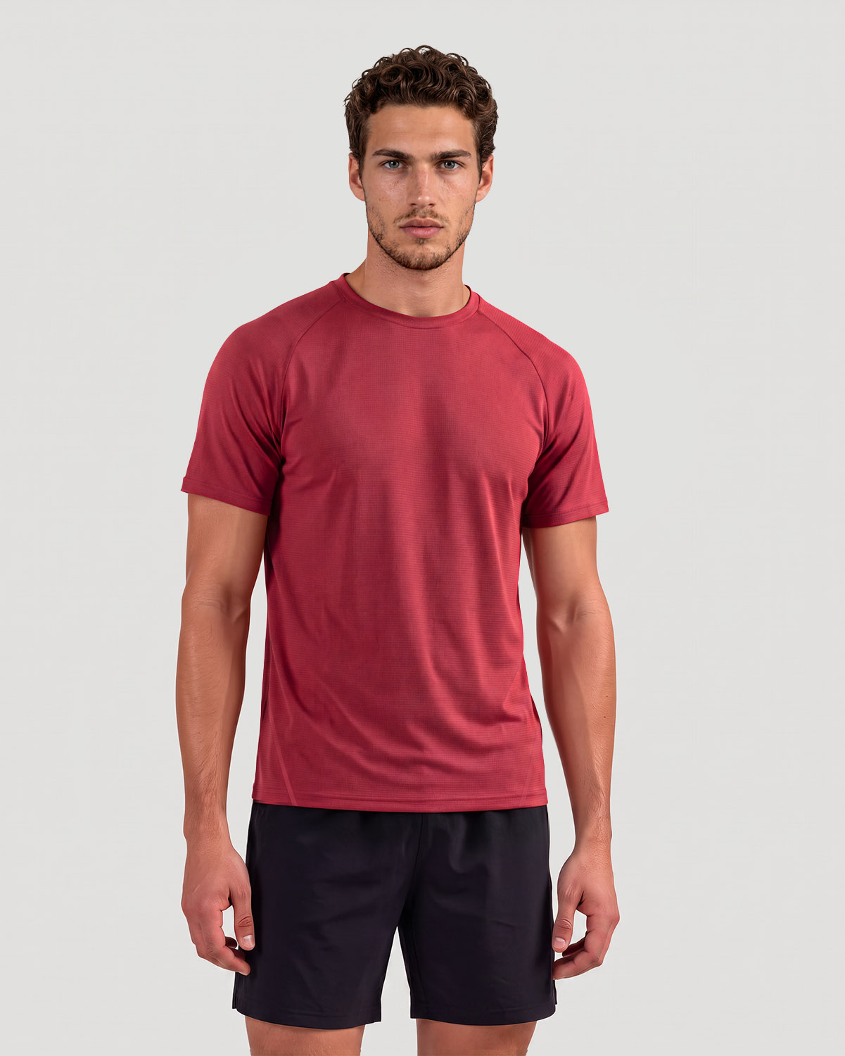 Men's Training T-Shirt - Earth Red image number 1