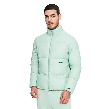 Reversible Puffer Jacket - Mint Green