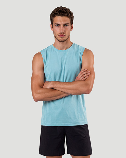 Men's Sleeveless T-Shirt - Forget Me Not