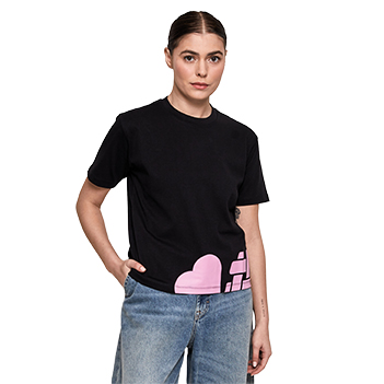 Cropped Tee - Midnight