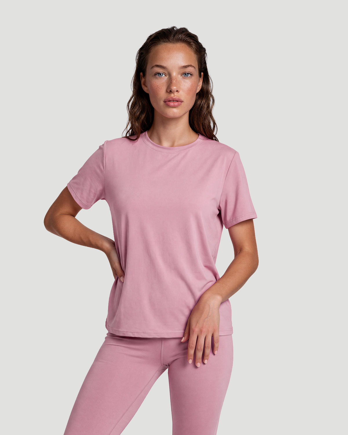 Women's Training T-Shirt - Orchid Haze image number 0