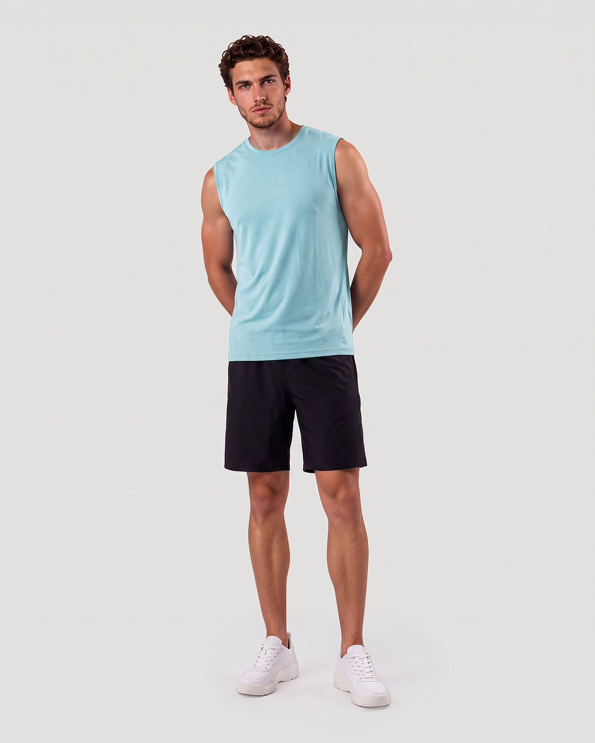 Men's Sleeveless T-Shirt - Forget Me Not image number 2