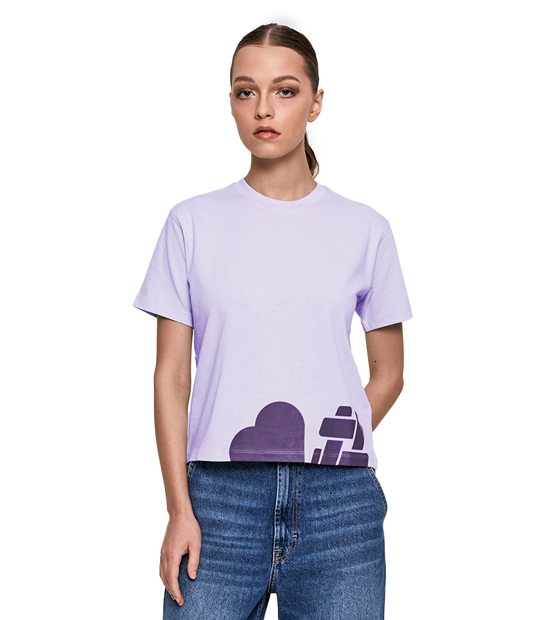 Cropped Tee - Tickled Pink image number 6