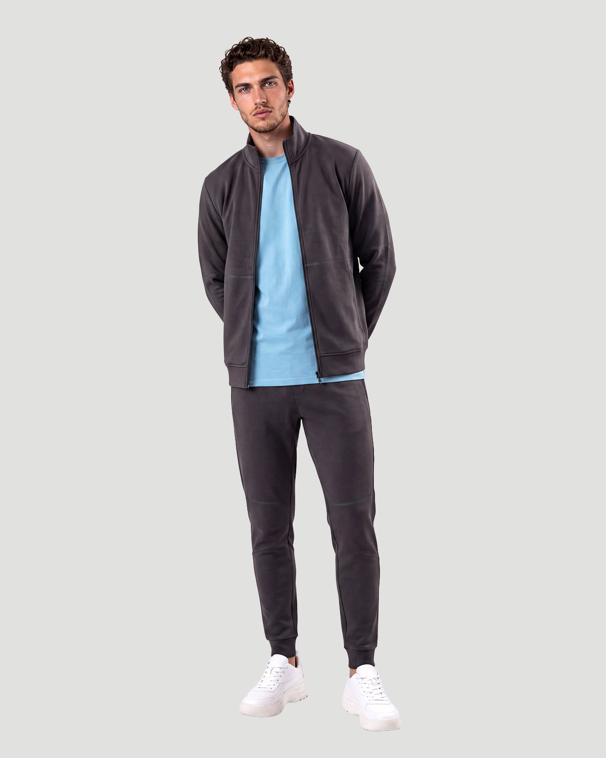 Men's Track Jacket - Volcanic Ash image number 2