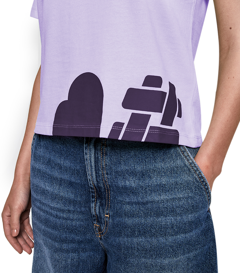 Cropped Tee - Tickled Pink image number 9