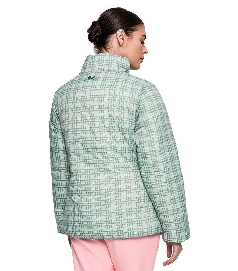 Reversible Puffer Jacket - Tickled Pink image number 9